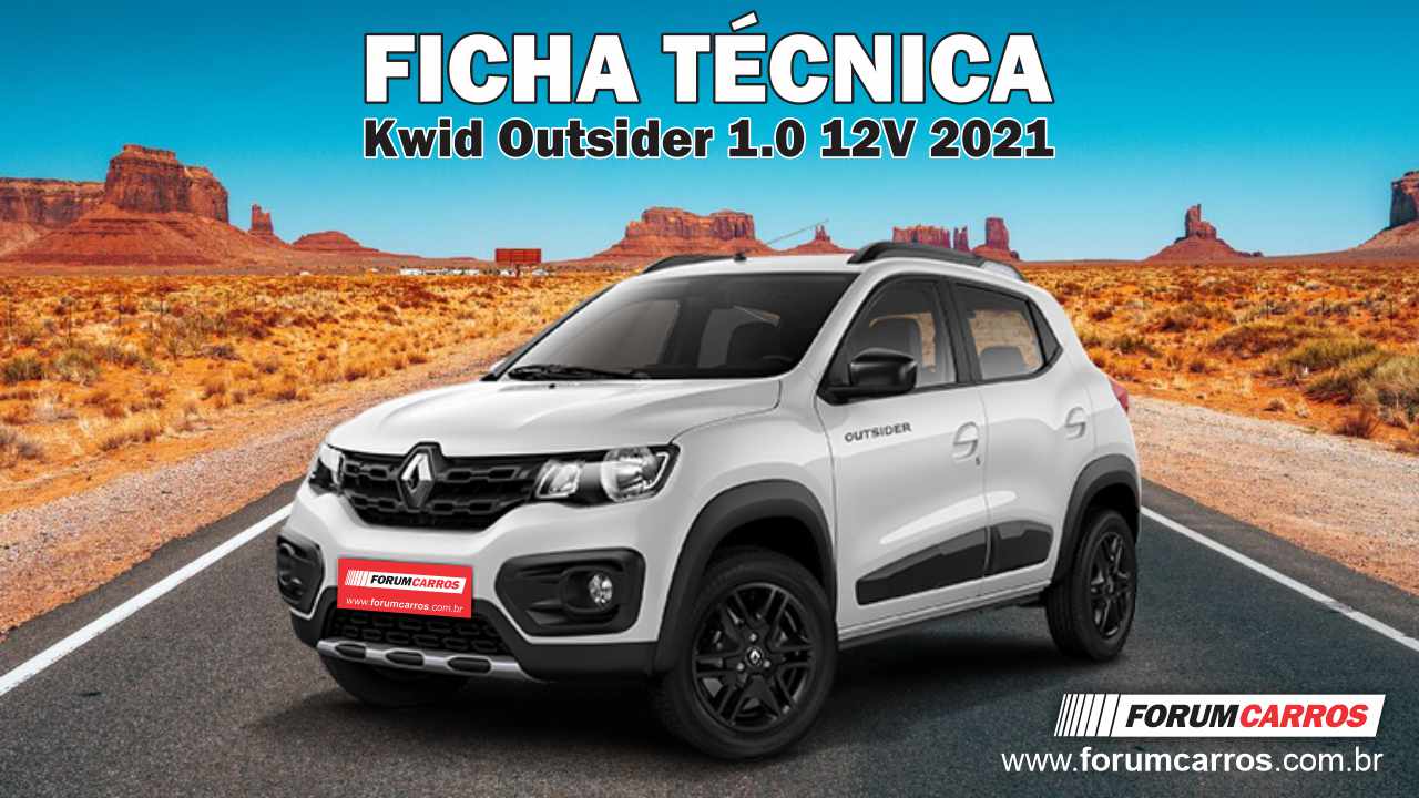 Renault Kwid Outsider 1 0 12V 2021 FICHA TÉCNICA