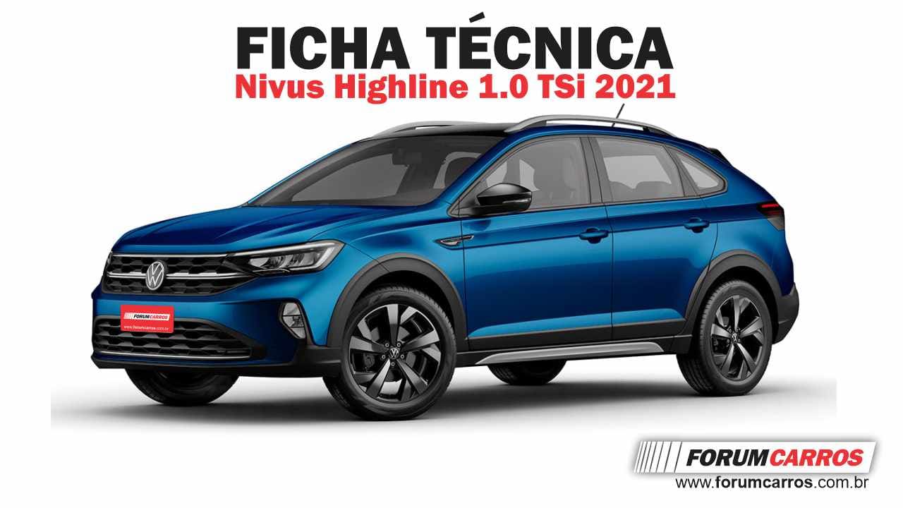 Volkswagen Nivus Highline 1 0 TSi 2021 FICHA TÉCNICA