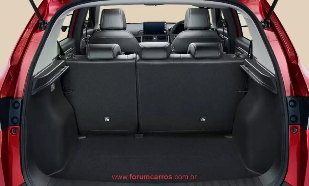 Porta Malas do novo Honda WR-V 2025 é bem espaçoso
