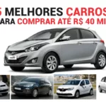 MELHOR CARRO USADO COMPRAR ATÉ 40 MIL