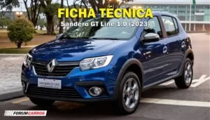 Sandero GT Line 1.0 2023 Ficha Técnica Completa
