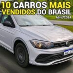 carro hatch mais vendido do brasil 2024