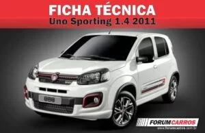 Ficha Técnica do Fiat Uno Sporting 1.4 2011