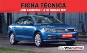 Ficha Técnica Jetta Comfortline TSi Tiptronic 2017 Turbo