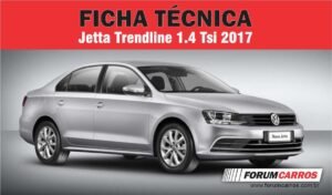 Ficha Técnica do Volkswagen Jetta Trendline 1.4 TSi 2017 Turbo