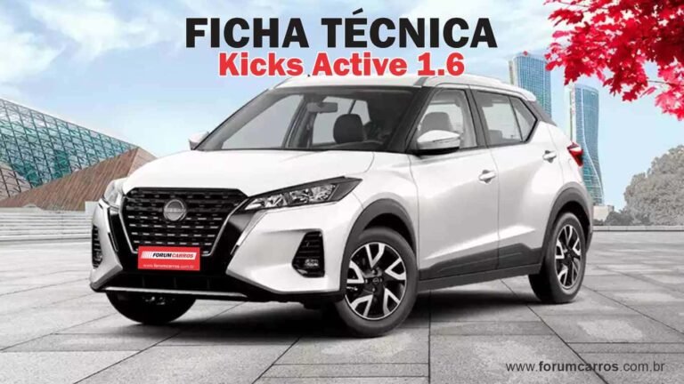 Ficha Técnica Nissan Kicks Active 1.6 Automático