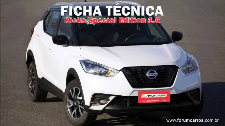 Ficha Técnica do Nissan Kicks Special Edition 1.6