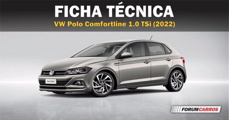 Ficha Técnica do Polo Comfortline 1.0 TSi 2022