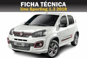 Ficha Técnica do Uno Sporting 1.3 2018
