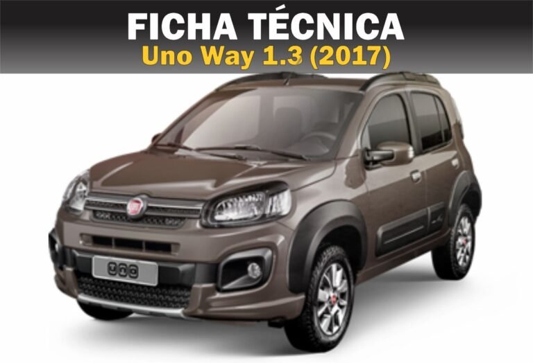 Ficha Técnica do Fiat Uno Way 1.3 2017