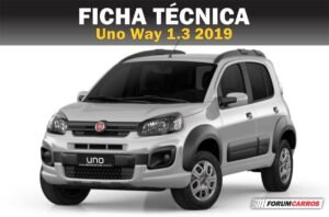 Ficha Técnica completa Uno Way 1.3 2019