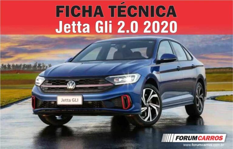 Ficha Técnica Volkswagen Jetta GLI 2020 Turbo