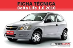 Ficha Técnica do Chevrolet Celta Life 1.0 2010 2 portas