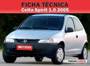 Ficha Técnica do Chevrolet Celta Spirit 1.0 2005 2 portas