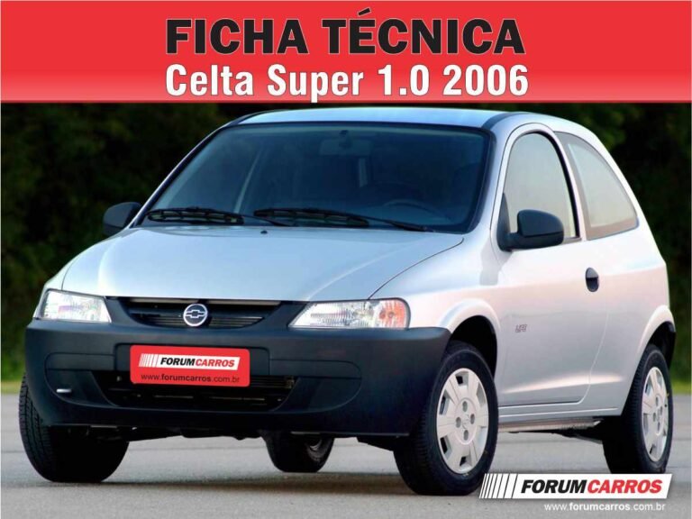 Ficha Técnica do Chevrolet Celta Super 2006 2 Portas