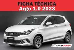 Ficha Técnica do Fiat Argo 1.0 2023
