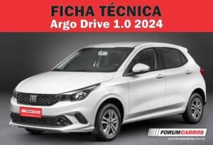Ficha Técnica do Fiat Argo Drive 1.0 2024