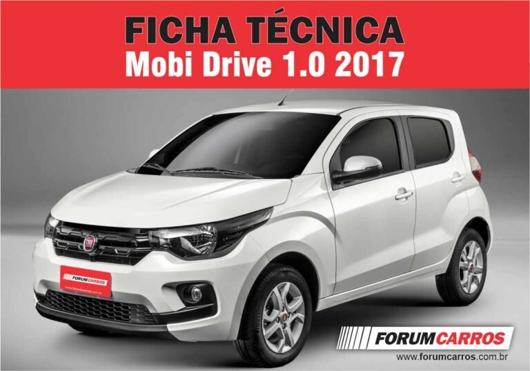 Ficha Técnica do Fiat Mobi Drive 1.0 2017
