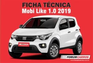 Ficha Técnica do Fiat Mobi Like 2019