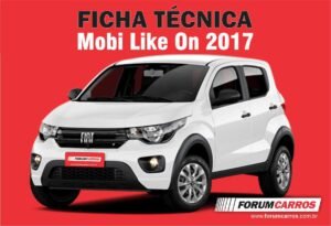 Ficha Técnica do Fiat Mobi Like ON 2017