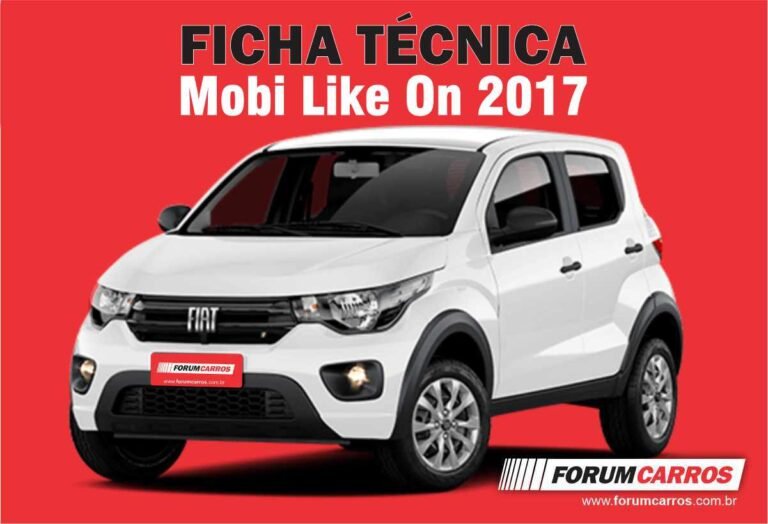Ficha Técnica do Fiat Mobi Like ON 2017