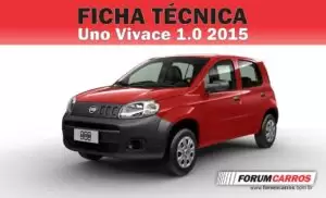 Ficha Técnica do Fiat Uno Vivace 1.0 2015