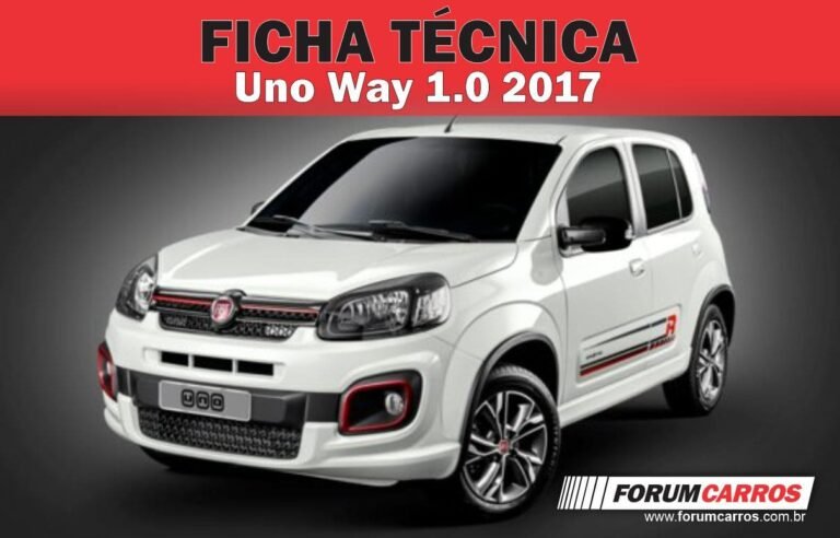Ficha Técnica do Fiat Uno Way 1.0 2017