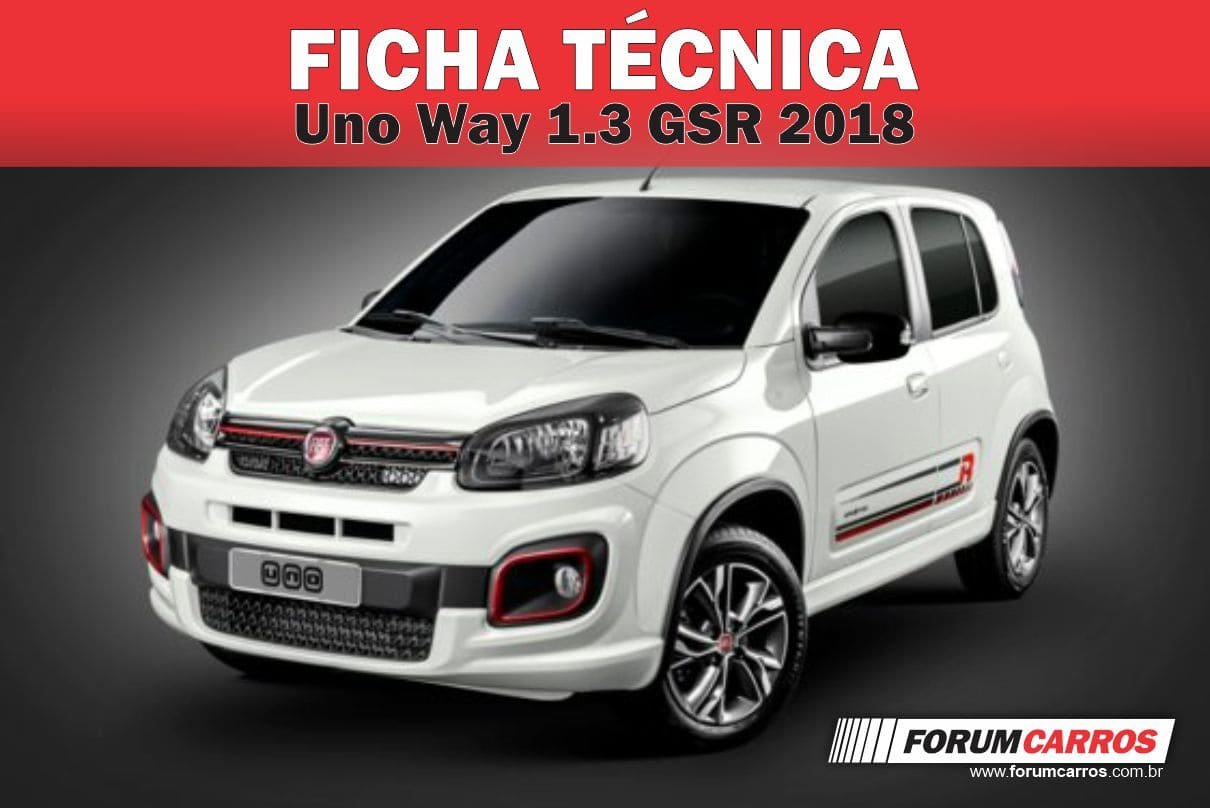 Fiat Uno Way 1.3 GSR (2018)