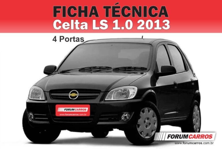 Ficha Técnica do Chevrolet Celta LS 1.0 2013 4 Portas