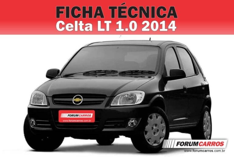 Ficha Técnica do Chevrolet Celta LT 2014 4 portas