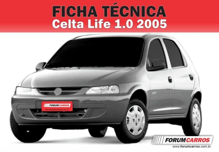 Ficha Técnica do Chevrolet Celta Life 1.0 4 portas 2005