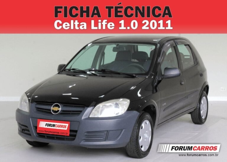Ficha Técnica do GM Celta Life 1.0 2011 4 Portas