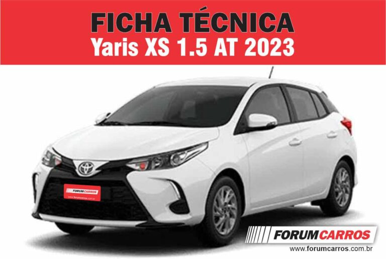 Ficha Técnica do Toyota Yaris XS Automático 2023