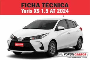 Ficha Técnica do Toyota Yaris XS Automático 2024
