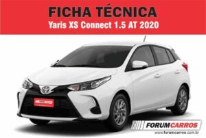 Ficha Técnica do Toyota Yaris XS Connect Automático 2020