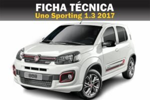 Ficha Técnica do Uno Sporting 1.3 2017