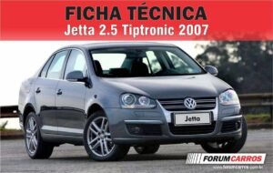 Ficha Técnica do Volkswagen JettaTiptronic 2007