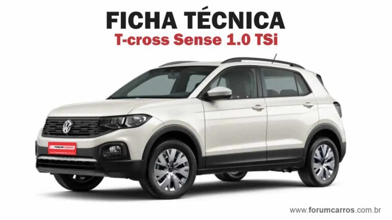 Ficha Técnica do Vw T-cross Sense TSI