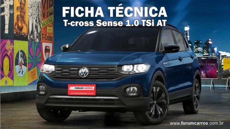 Ficha Técnica do Vw T-cross The Town TSI