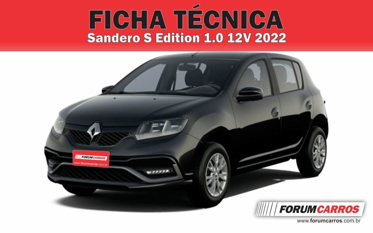 Renault Sandero S Edition 1.0 12V 2022