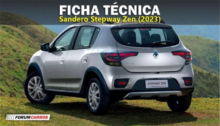Ficha Técnica completa Sandero Stepway Zen 2023