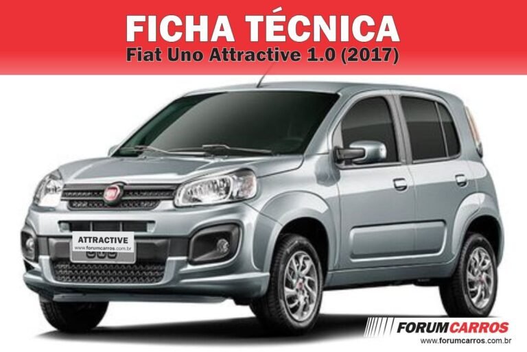 Ficha Técnica do Fiat Uno Attrative 1.0 2017