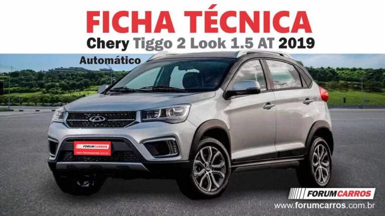 Ficha Técnica Chery Tiggo 2 Look Automático 2019