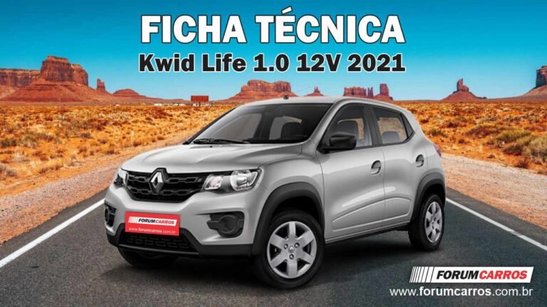 Ficha Técnica do Renault Kwid Life 2021