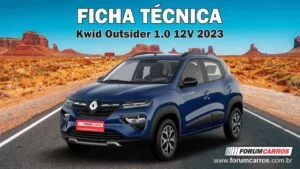 Ficha Técnica Renault Kwid Outsider 2023