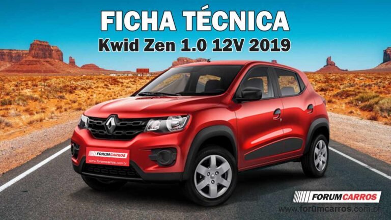 Ficha Técnica do Renault Kwid Zen 2019