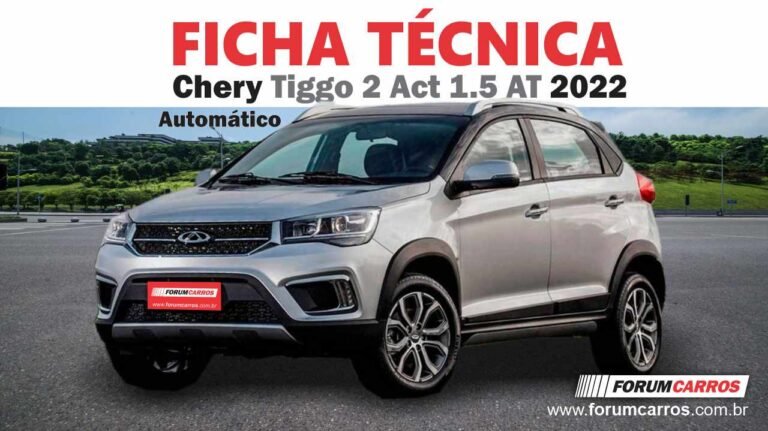 Ficha Técnica do Chery Tiggo 2 Act Automático 2022