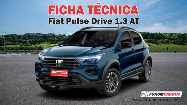 Ficha Técnica do Fiat Pulse Drive 1.3 AT Automático