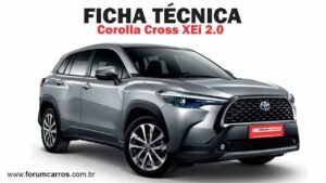 Ficha Técnica do Toyota Corolla Cross XEi 2.0