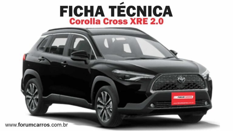 Ficha Técnica do Toyota Corolla Cross XRE 2.0
